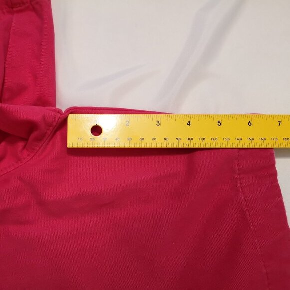 NWT Abercrombie & Fitch Men's Size 28 Waist Pink Button Fly Flat Front Shorts - Picture 4 of 4